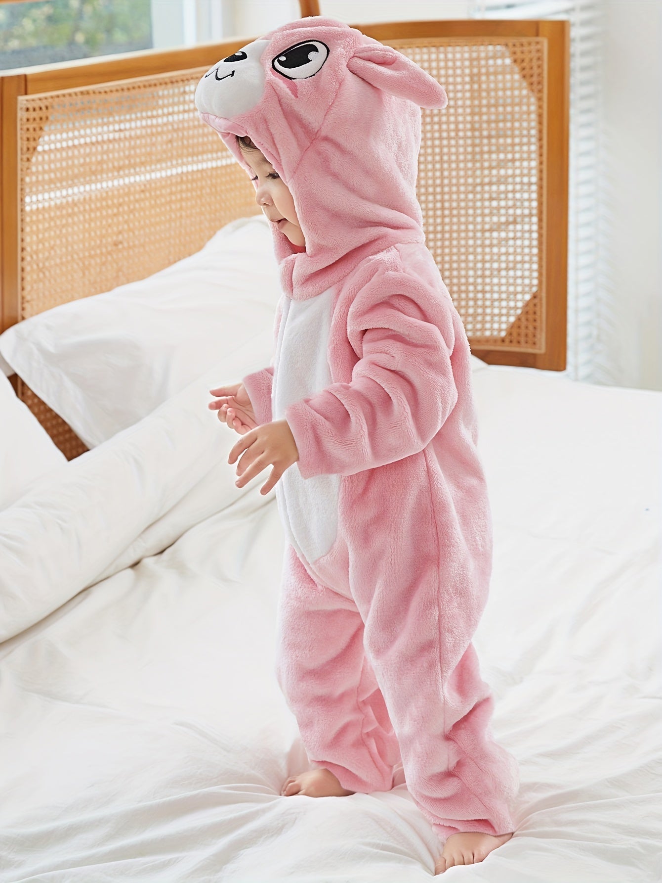 Bear Shape Hooded Jumpsuit - Image 5