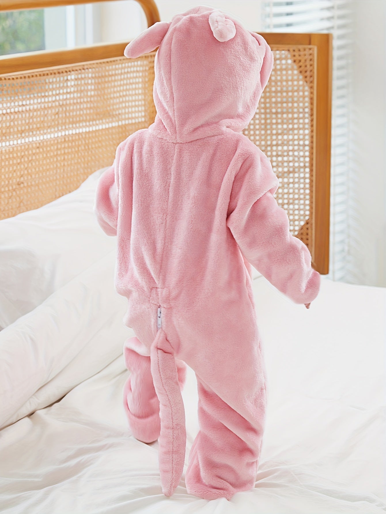 Bear Shape Hooded Jumpsuit - Image 6