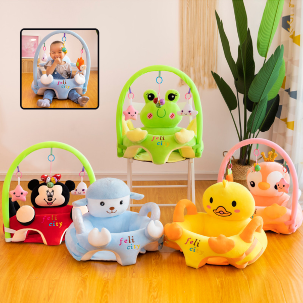 Character Baby Floor Seat With Toy Bar - Image 2