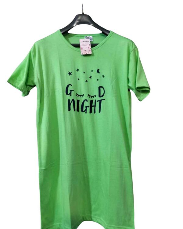 Good Night Printed Long Shirt For Women(3 Colors) - Image 3