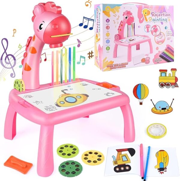 KIDS DRAWING & TRACING PROJECTOR TABLE BOARD (Big Size) - Image 8