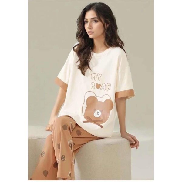 Off White My Bear Printed & Bear Printed Trouser - Image 4
