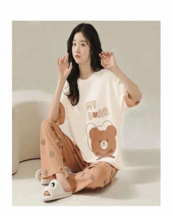 Off White My Bear Printed & Bear Printed Trouser - Image 2