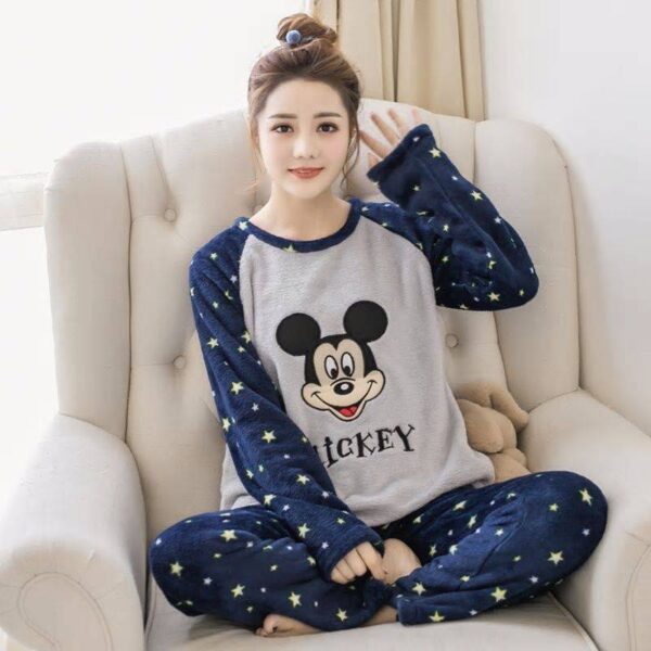 STAR MICKEY PRINTED NIGHT PJ SET - Image 3