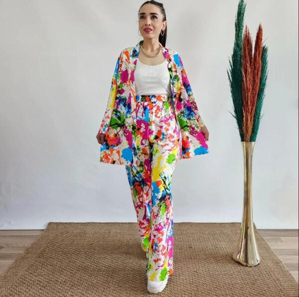 Spectrum Chic: Colorful Co-ord Set 🌈✨ - Image 2