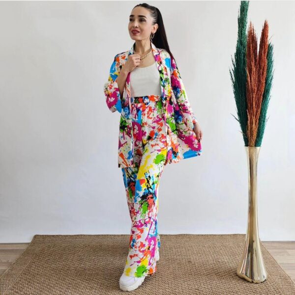 Spectrum Chic: Colorful Co-ord Set 🌈✨ - Image 3