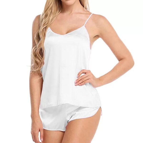 WHITE CAMI SETS FOR WOMEN - Image 2