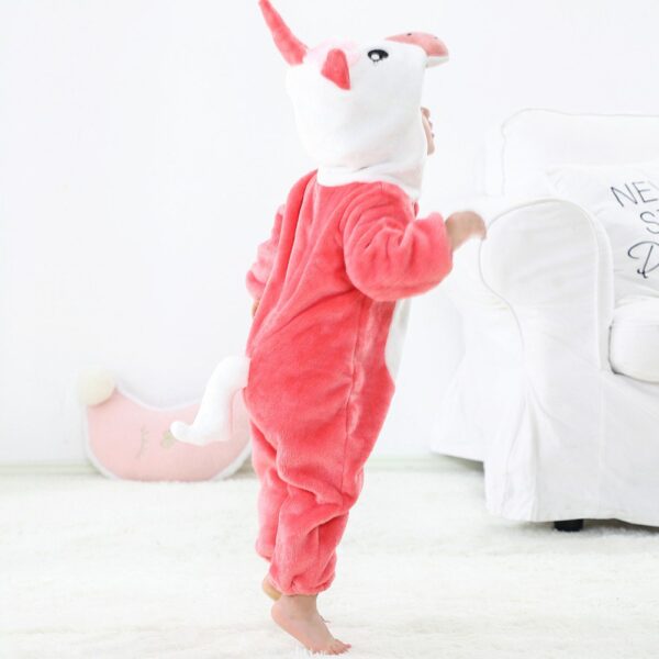 Unicorn Shape Hooded Jumpsuit - Image 3