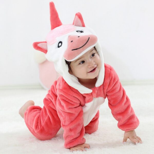 Unicorn Shape Hooded Jumpsuit - Image 9