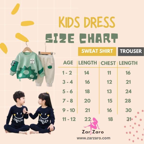 White & Black Cow Print Sweatshirt With Trouser For Kids Baby & Baba Both - Image 6